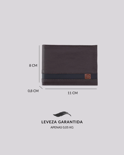 Carteira Slim RFID Cnh | Siena Marrom - loja online