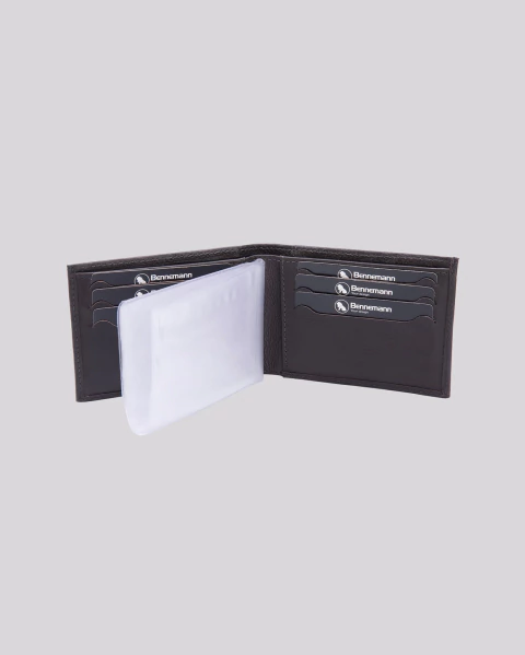 Carteira Masculina Couro Clássica RFID Porta Documentos| Madrid Marrom na internet