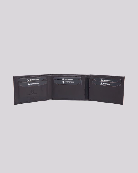 Carteira Dobravel RFID 3 Partes | Madrid Marrom na internet