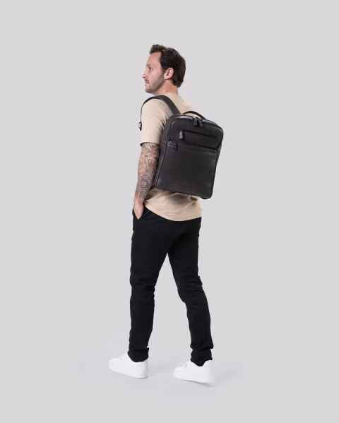 Mochila de Couro para Notebook Urban | Rome Café - comprar online