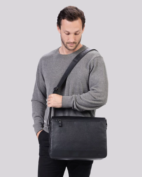 Bolsa Carteiro Confort | Rome Preto - loja online
