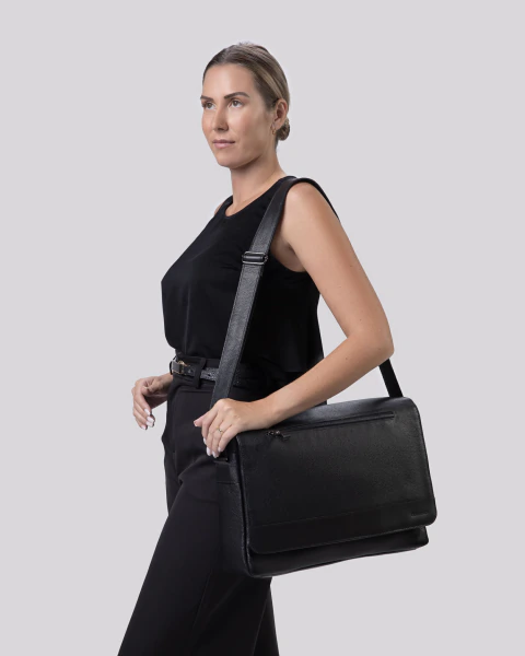 Imagem do Bolsa Carteiro Grand | Rome Preto