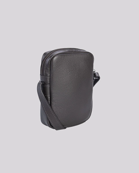 Shoulder Bag Mini Couro | Rome Café - Bennemann - Loja Oficial