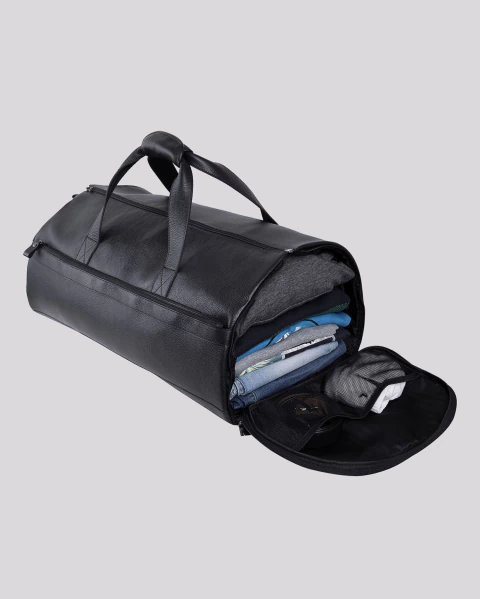 Bolsa Porta Terno em couro | Rome Preto - Bennemann - Loja Oficial