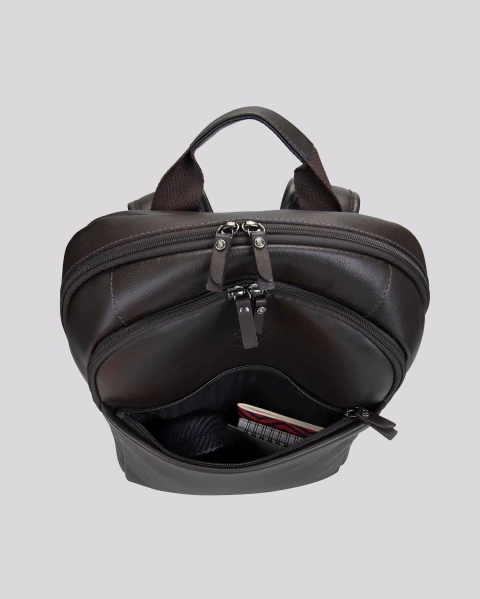 Mochila de Couro para Notebook Native | Madrid Marrom - Bennemann - Loja Oficial