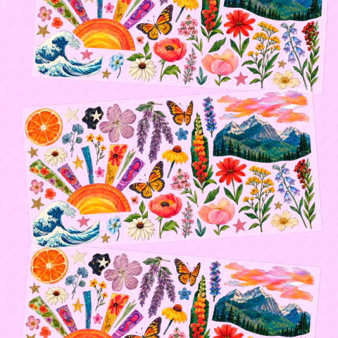 Collage | Arcoíris Botánico