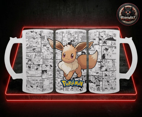 Shopero Pokémon - Eevee - Vaso de vidrio