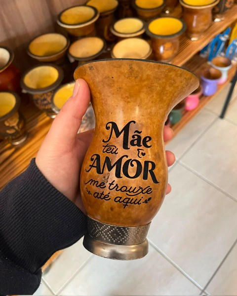 Cuia de Chimarrão Decorada #02