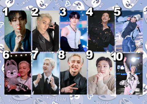 Photocards Bias - Bang Chan - comprar online