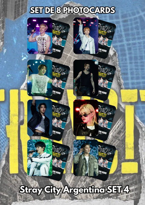 Photocards Stray Kids – StrayCity Argentina Set 4