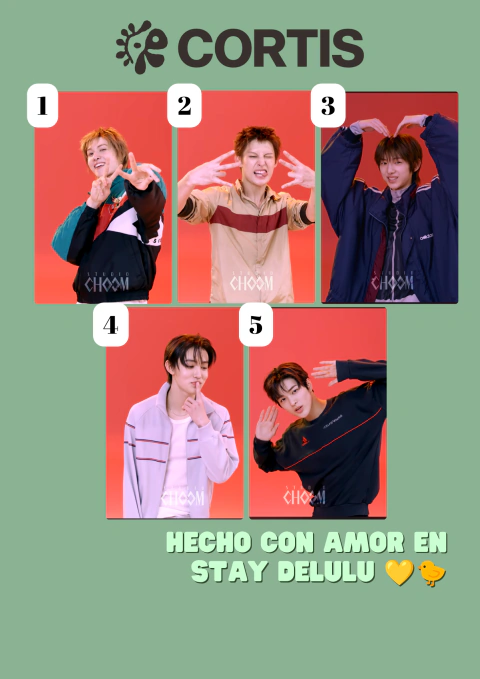 Photocards Cortis - Pack 3