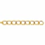Cadena Dorado 10x8 Mm #40