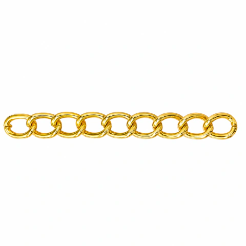 Cadena Dorado 12x9 Mm #62