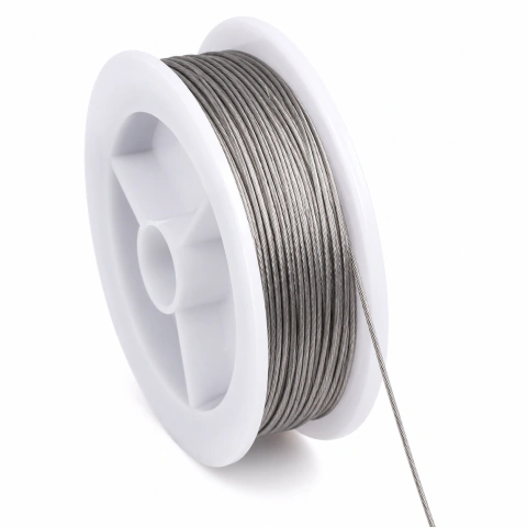 Tanza De Acero 0,45 Mm 10 rollos de 10 metros