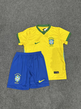 Conjunto Camisa e Shorts Brasil Infantil