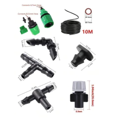 Kit Irrigação Com 12 Nebulizadores Névoa Pulverizador na internet