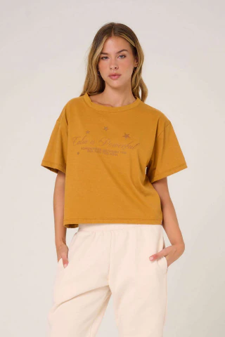REMERA CROP POWERFUL