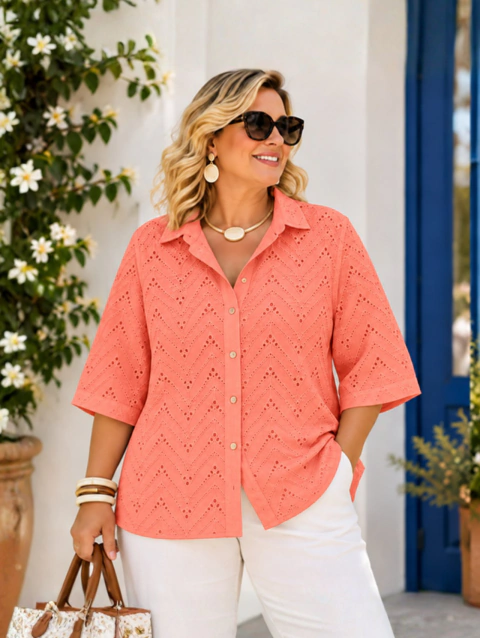 Camisa Laise - CORALLO