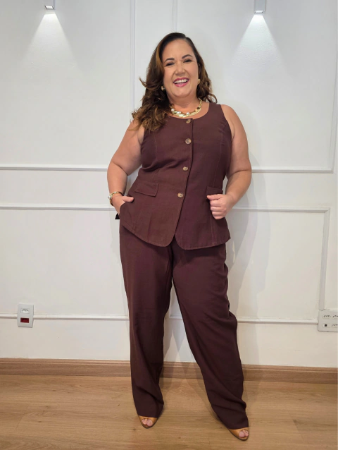 Colete Sol Alongado Viscose - comprar online