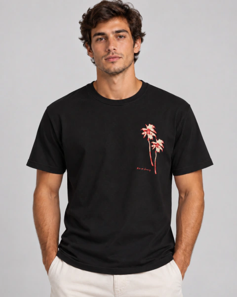 Camiseta Coqueiro Osklen - Preto