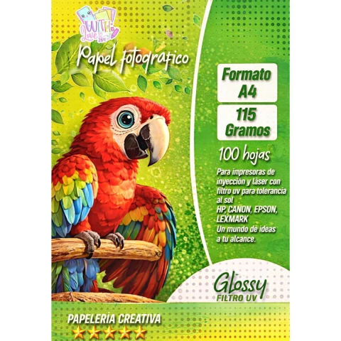 Fotográfico Glossy 115 gramos