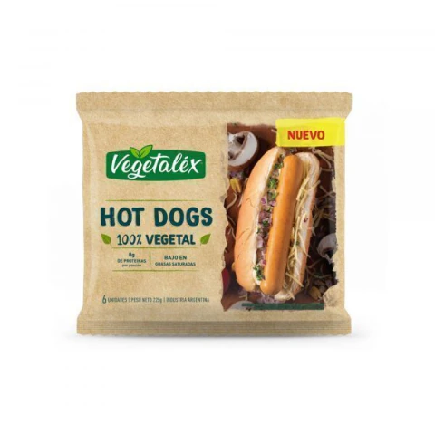 Vegetalex Hot Dogs 6u 225gr - comprar online