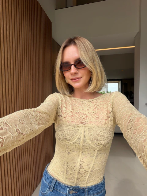 Blusa Manga Longa Lucy