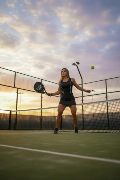 Vestido BÊTÊ RACQUET Aura Preto