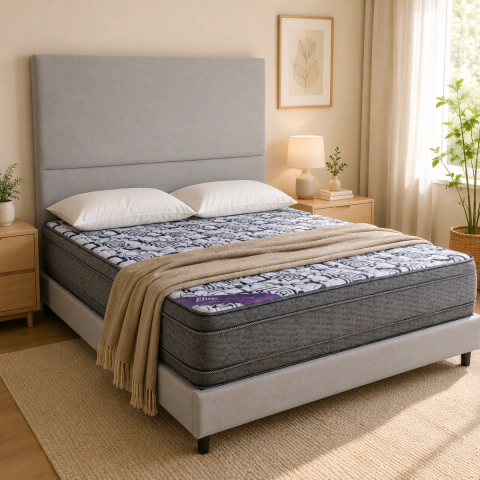 Colchón 2 Plazas espuma alta densidad Con EuroPillow Everest 140x190 Cm Elite