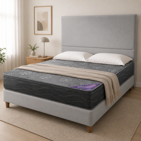 Colchón 2 plazas Espuma Alta Densidad Himalaya 140 x 190 cm Elite