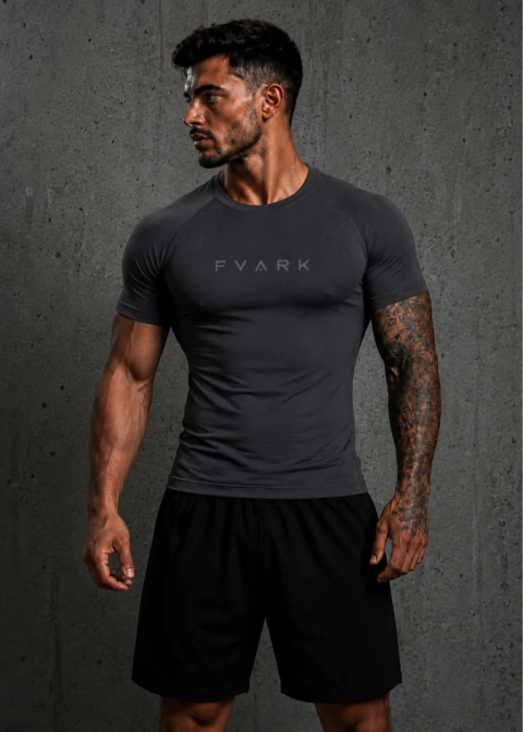 Compression Tee Warrior Grey