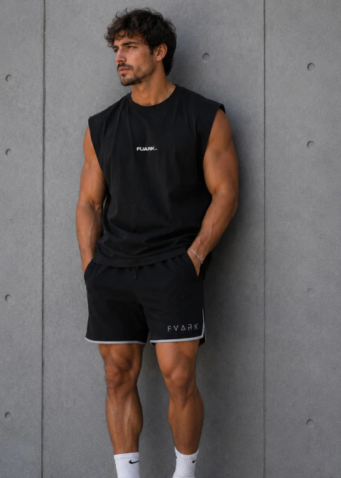 Pack Short DryForce + Remera sin Mangas 4real