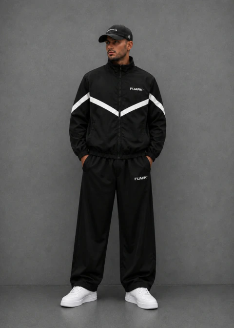 Campera Windkit Line Black&White