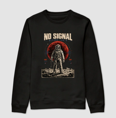 MOLETOM NO SIGNAL - SUÉTER