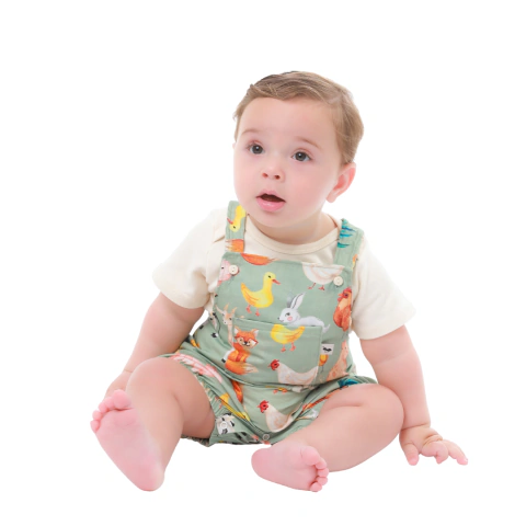 Jardineira Baby Sítio