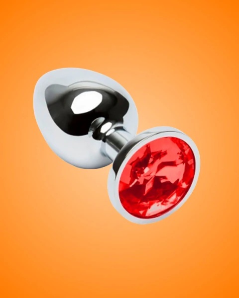Plug Joia Anal Metalizado