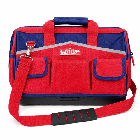 BOLSA FERRAMENTAS EMTOP 16" PVC.