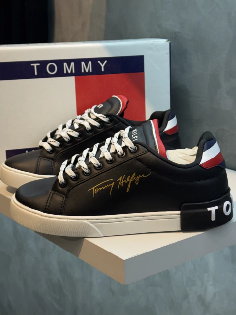 Tênis Masculino Preto Tommy Hilfiger - comprar online