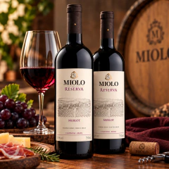 Kit 2 Vinho Miolo Reserva Merlot 750ml