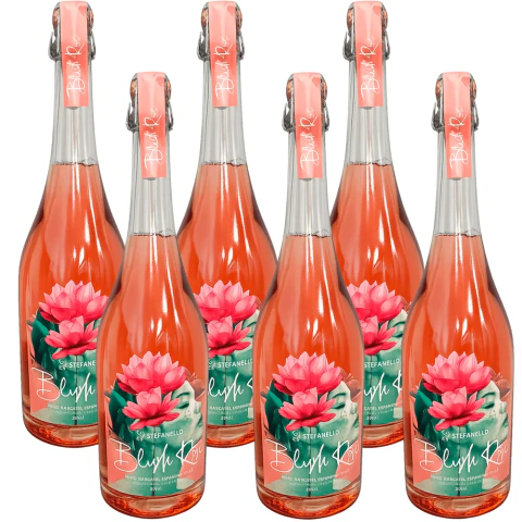Espumante Stefanello Blush Moscatel Rosé 6x750ml - Método Asti