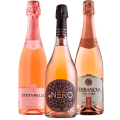 Kit Dia das Mães: 3 Espumantes Brut Rosé