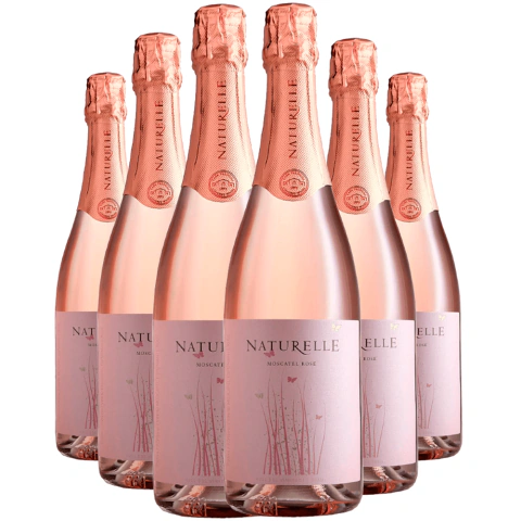 Espumante Casa Valduga Naturelle Moscatel Rose 6x750ml