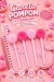 Caneta Em Gel Fofa Pompom De Pelúcia Rosa Kawaii - 1 pç