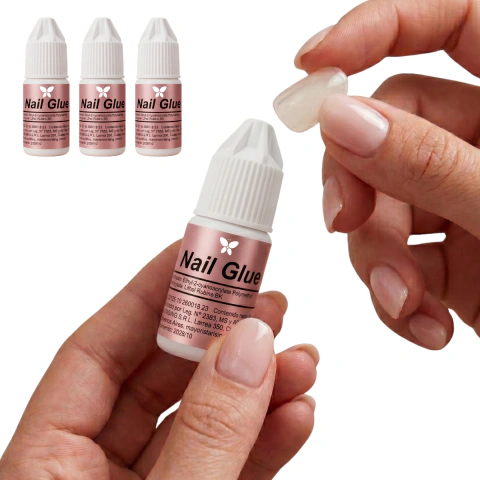 Pegamento para Uñas Postizas Press On Nail Glue x3