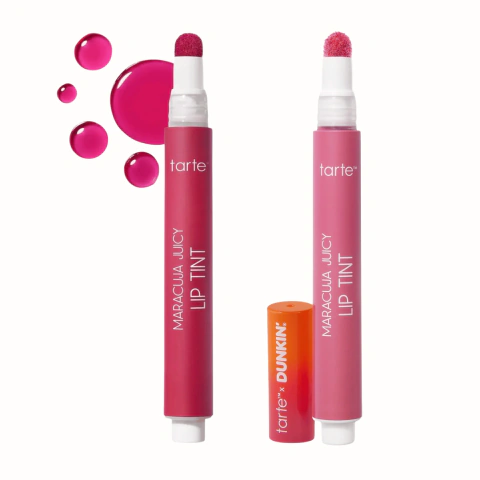 Maracuja Juicy Lip Tint Stain Tarte x Dunkin'