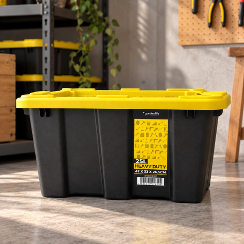 Caja Organizadora De Plastico Heavy Duty 25 lts