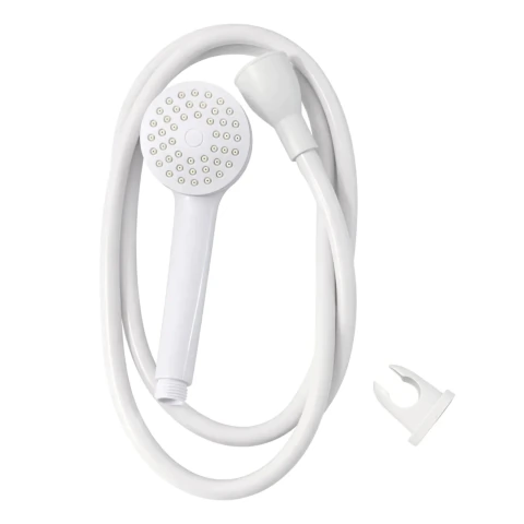 Duchador de mano portátil universal con conector de Goma - DUE Aquaflex