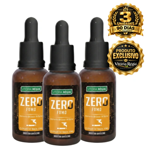 KIT Floral de Bach Fumo Zero - 90ml
