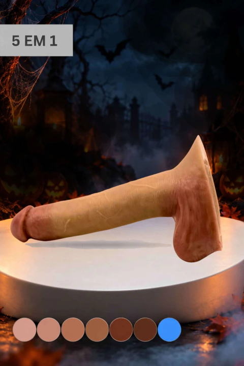 Packer KingSex (5em1) Pintura Artesanal - 18,5cm