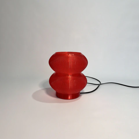 Lámpara Fancy roja translúcida - comprar online
